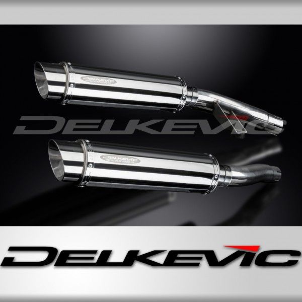 Delkevic slip-on kit Round RVS 350mm - Sprint Executive (1998)