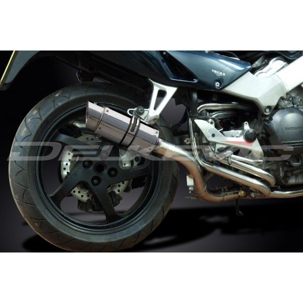 Delkevic volledig systeem Round RVS 200mm - VFR800Fi (1998-2001)