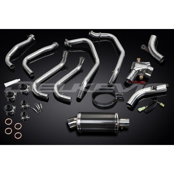 Delkevic volledig systeem Oval Carbon 225mm - VFR800Fi (1998-2001)