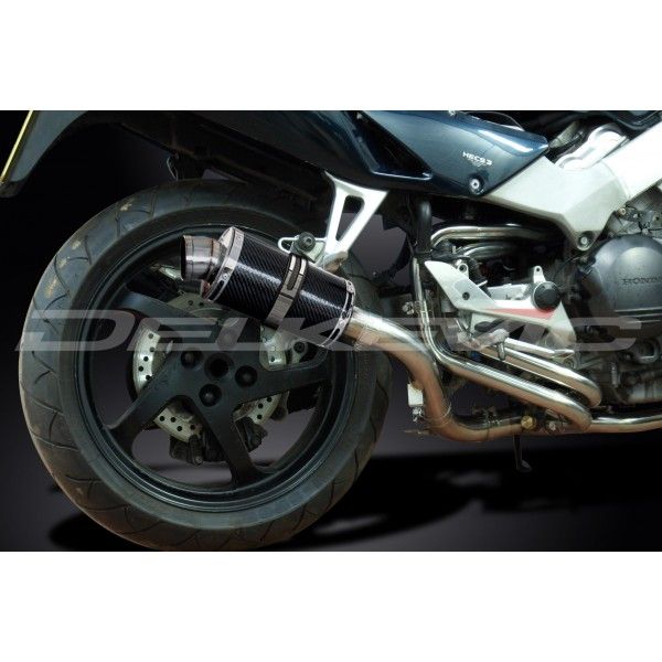 Delkevic volledig systeem Oval Carbon 225mm - VFR800Fi (1998-2001)