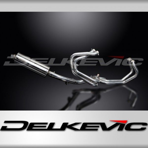 Delkevic volledig systeem Oval RVS 350mm - VFR800Fi (1998-2001)