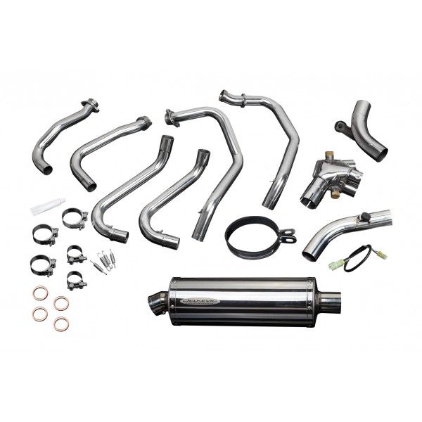 Delkevic volledig systeem Oval RVS 350mm - VFR800Fi (1998-2001)