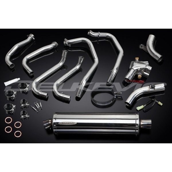Delkevic volledig systeem Oval RVS 450mm - VFR800Fi (1998-2001)