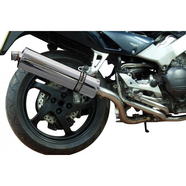 Delkevic volledig systeem Oval RVS 450mm - VFR800Fi (1998-2001)