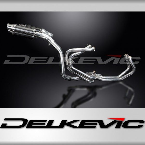 Delkevic volledig systeem Round Carbon 200mm - VFR800 VTec (2002-2013)
