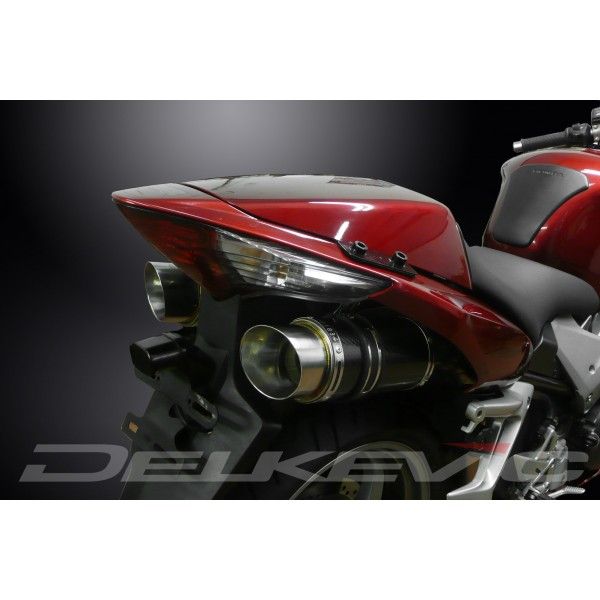 Delkevic volledig systeem Round Carbon 200mm - VFR800 VTec (2002-2013)