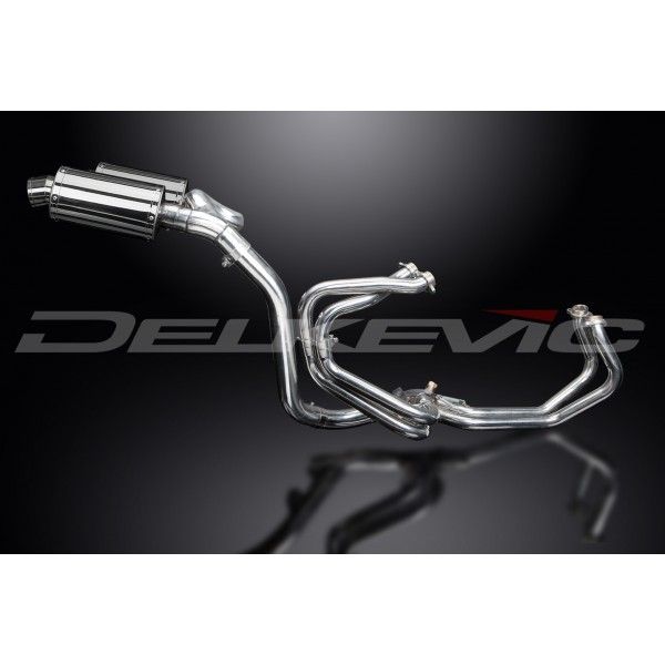 Delkevic volledig systeem Oval RVS 225mm - VFR800 VTec (2002-2013)