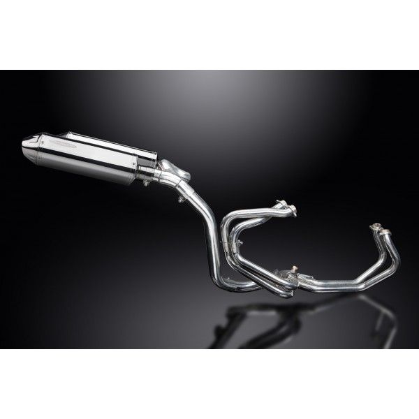 Delkevic volledig systeem Tri-Oval RVS 320mm - VFR800 VTec (2002-2013)