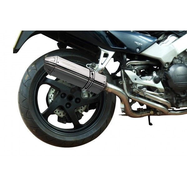 Delkevic volledig systeem Tri-Oval RVS 320mm - VFR800Fi (1998-2001)