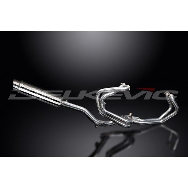 Delkevic volledig systeem Round RVS 350mm - VFR800Fi (1998-2001)