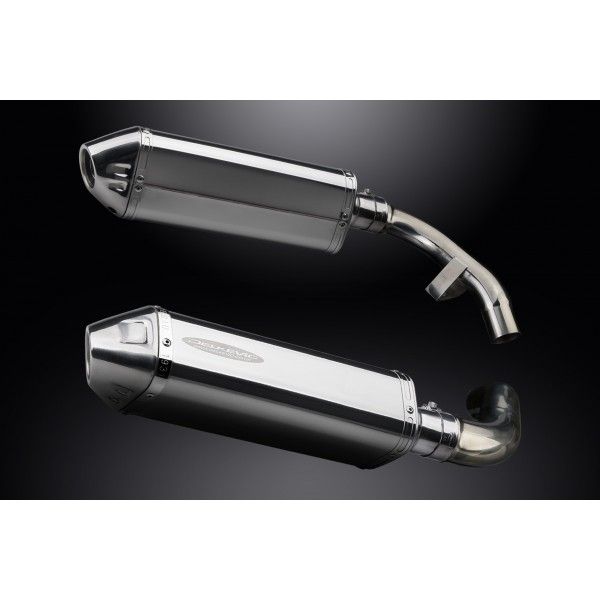 Delkevic slip-on kit Tri-Oval RVS 320mm (L+R) zonder E-keur Honda ST1100 PAN EUROPEAN 1989 - 2002