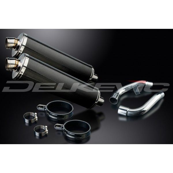 Delkevic slip-on kit Oval Carbon 450mm - ST1100 PAN EUROPEAN 89-02