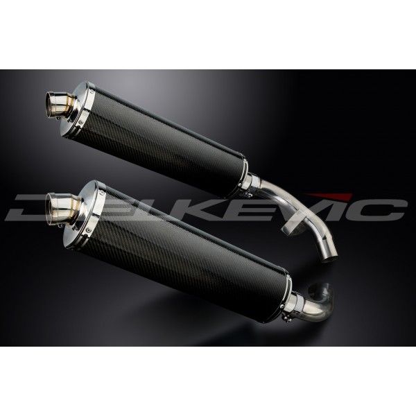 Delkevic slip-on kit Oval Carbon 450mm - ST1100 PAN EUROPEAN 89-02
