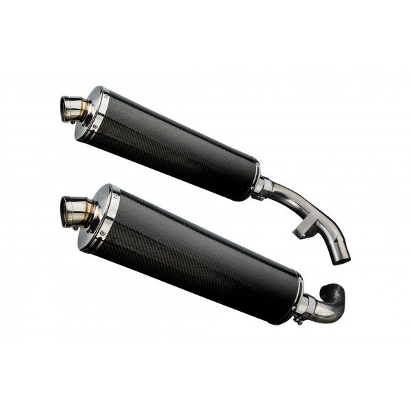 Delkevic slip-on kit Oval Carbon 450mm - ST1100 PAN EUROPEAN 89-02