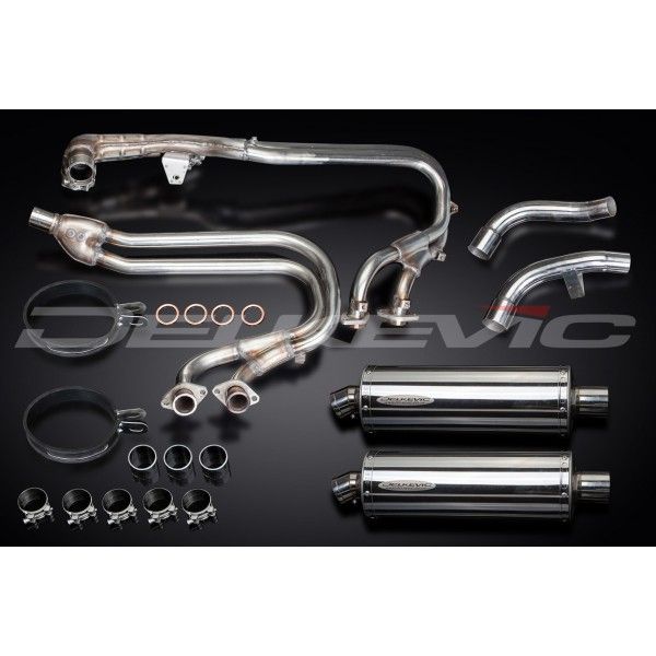 Delkevic volledig systeem Oval RVS 350mm - ST1100 PAN EUROPEAN (1989-2002)