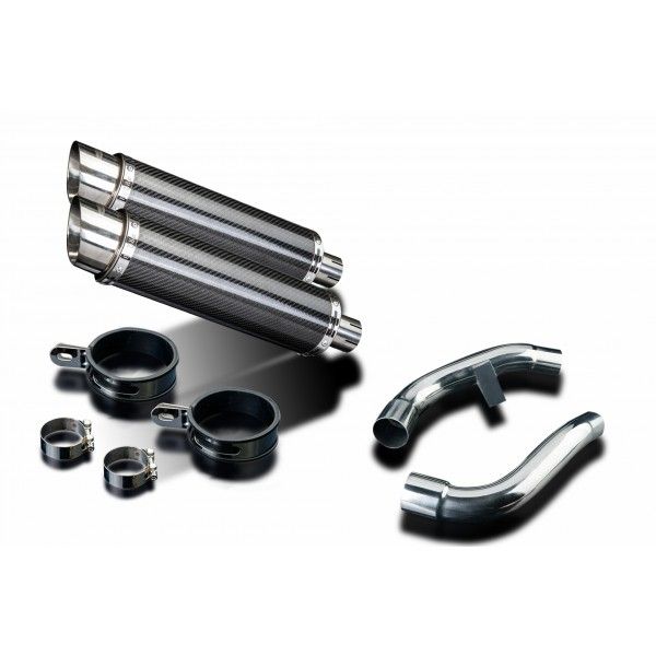 Delkevic slip-on kit Round Carbon 350mm - ST1100 PAN EUROPEAN 89-03