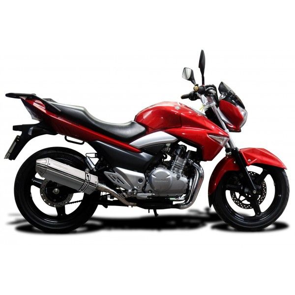 Delkevic slip-on kit Tri-Oval RVS 320mm - GW250 Inazuma (2012-2017)