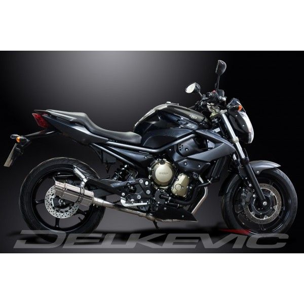 Delkevic volledig systeem Round RVS 200mm - XJ6 Diversion (2009-2018)