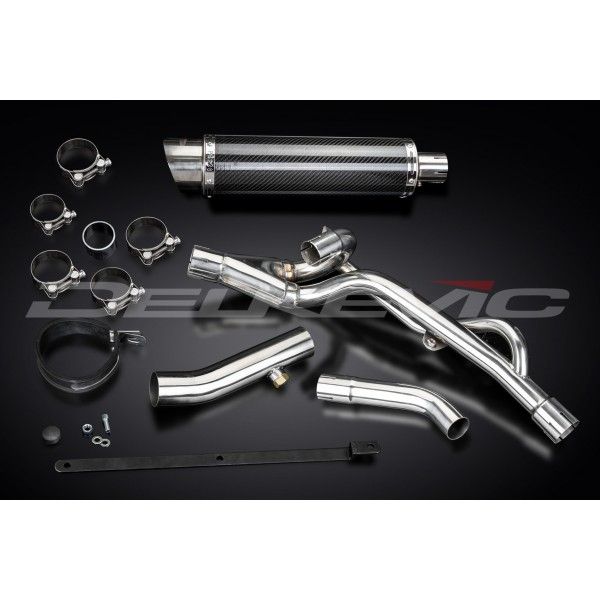Delkevic slip-on kit Round Carbon 350mm - DL650 V-Strom (2004-2011)