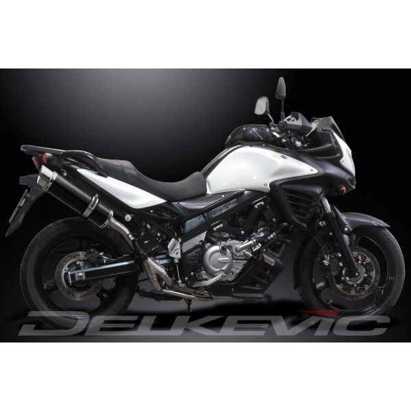 Delkevic slip-on kit Round Carbon 350mm - DL650 V-Strom (2012-2016) ABS