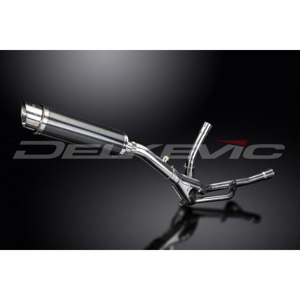 Delkevic slip-on kit Round Carbon 350mm - DL650 V-Strom (2012-2016) ABS