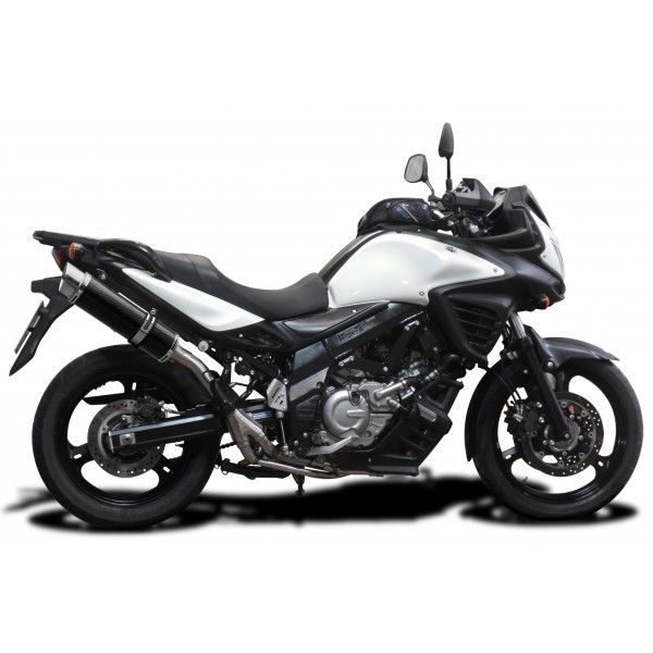 Delkevic slip-on kit Round Carbon 350mm - DL650 V-Strom (2012-2016) ABS