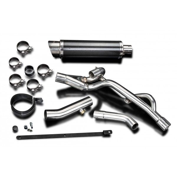 Delkevic slip-on kit Round Carbon 350mm - DL650 V-Strom (2012-2016) ABS