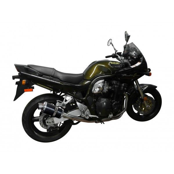 Delkevic volledig systeem Oval Carbon 225mm - GSF1200 BANDIT (1995-2007)