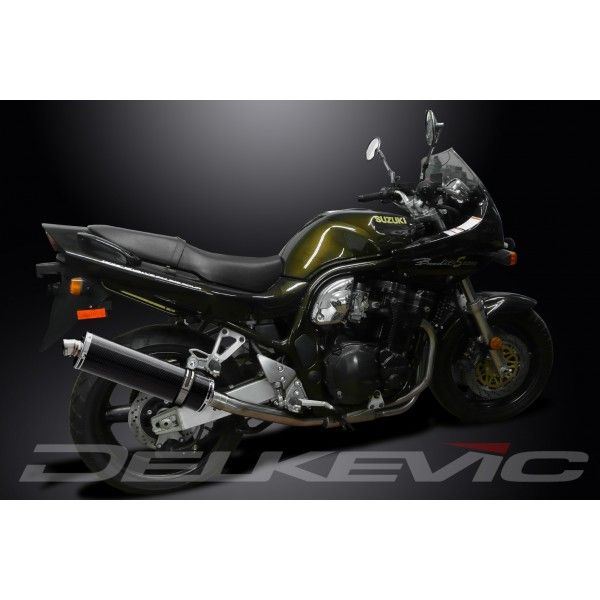 Delkevic volledig systeem Oval Carbon 450mm - GSF1200 BANDIT (1995-2007)