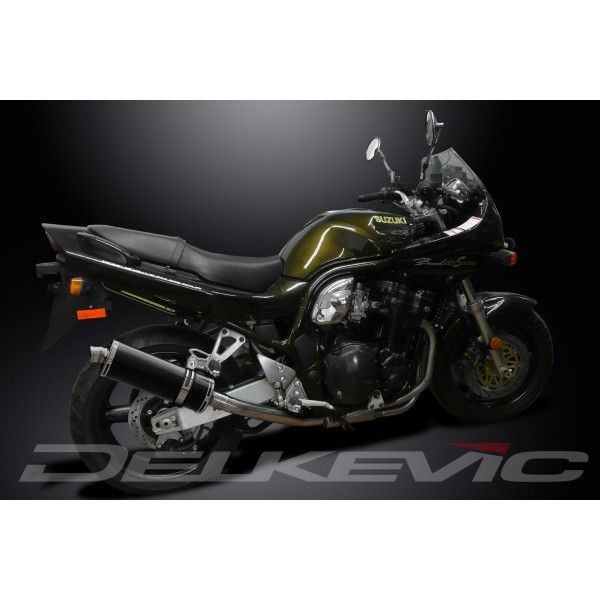 Delkevic volledig systeem Oval Carbon 350mm - GSF1200 BANDIT (1995-2007)