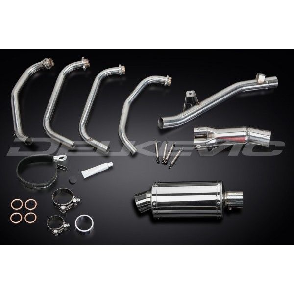 Delkevic volledig systeem Oval RVS 225mm - GSF1200 BANDIT (1995-2007)