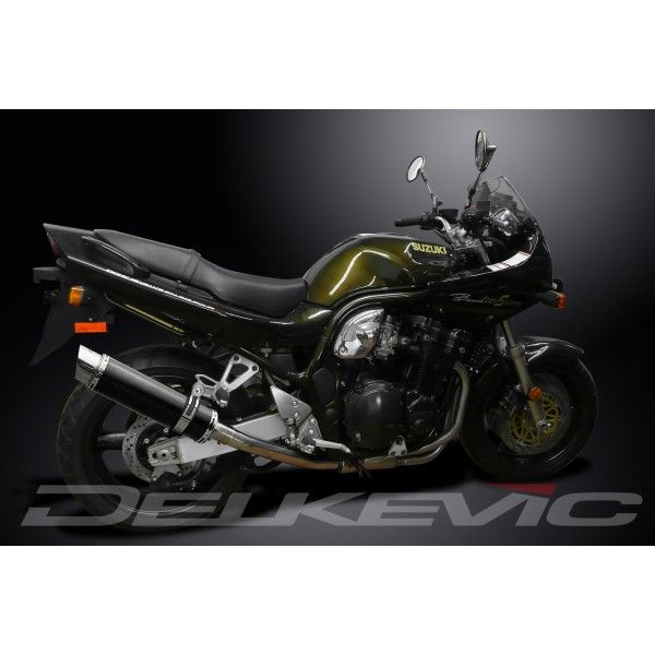 Delkevic volledig systeem Round Carbon 350mm - GSF1200 BANDIT (1995-2007)