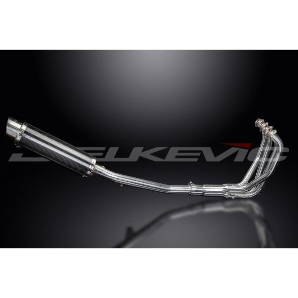 Delkevic volledig systeem Round Carbon 350mm - GSF1200 BANDIT (1995-2007)