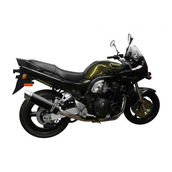 Delkevic volledig systeem Round Carbon 350mm - GSF1200 BANDIT (1995-2007)