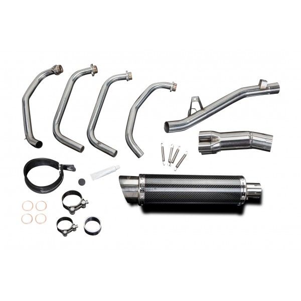 Delkevic volledig systeem Round Carbon 350mm - GSF1200 BANDIT (1995-2007)