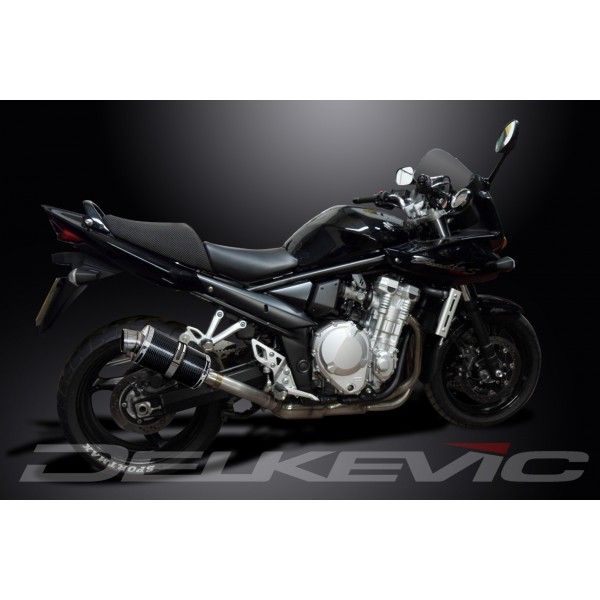 Delkevic volledig systeem Oval Carbon 225mm - GSF1250 BANDIT (2007-2014)
