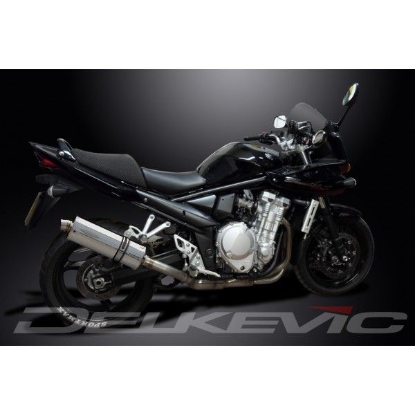 Delkevic volledig systeem Oval RVS 350mm - GSF1250 BANDIT (2007-2014)