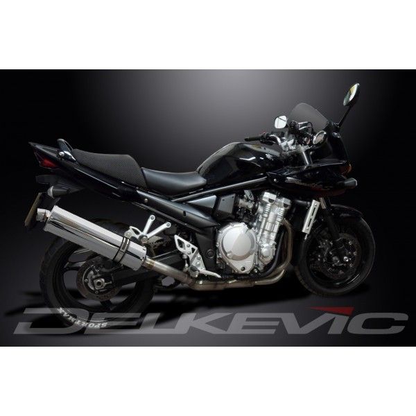 Delkevic volledig systeem Oval RVS 450mm - GSF1250 BANDIT (2007-2014)
