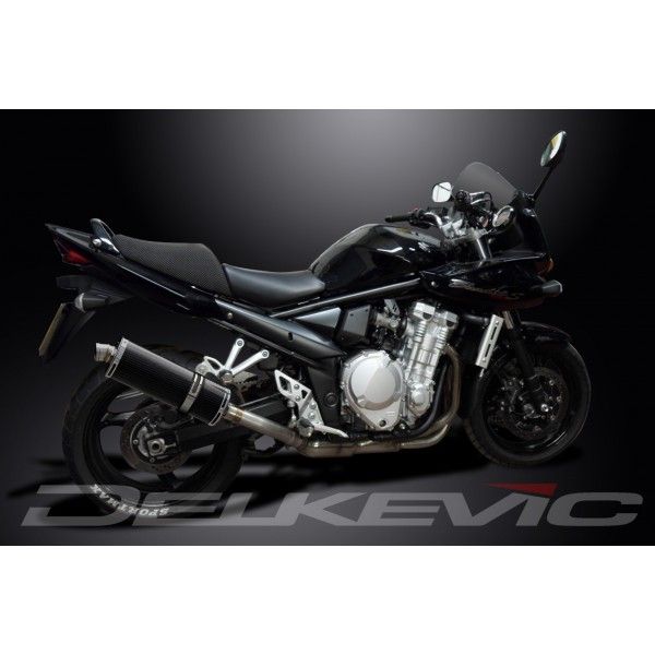 Delkevic volledig systeem Oval Carbon 350mm - GSF1250 BANDIT (2007-2014)