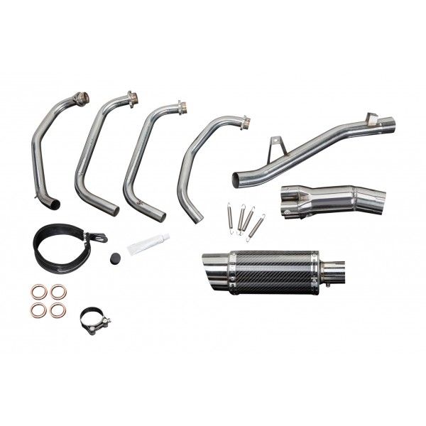 Delkevic volledig systeem Round Carbon 200mm - GSF650 BANDIT (2005-2007)