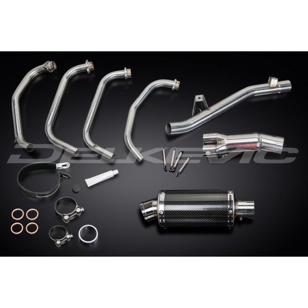 Delkevic volledig systeem Oval Carbon 225mm - GSF650 BANDIT (2005-2007)