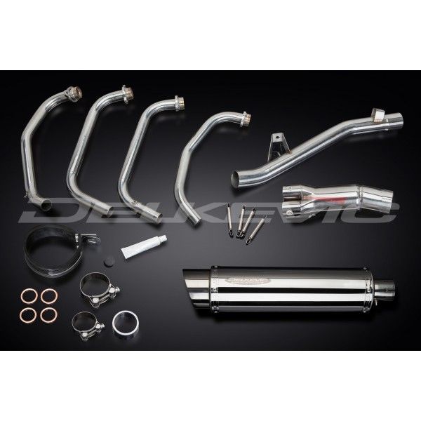Delkevic volledig systeem Round RVS 350mm - GSF650 BANDIT (2005-2007)
