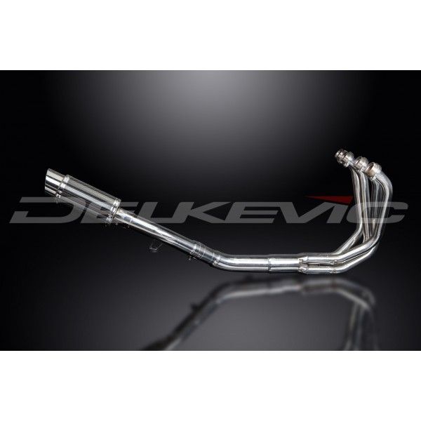 Delkevic volledig systeem Round Carbon 200mm - GSF650 BANDIT (2007-2014)