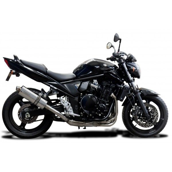 Delkevic volledig systeem Oval RVS 350mm - GSF650 BANDIT (2007-2014)