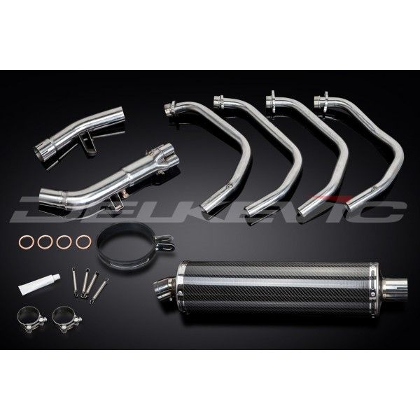 Delkevic volledig systeem Oval Carbon 450mm - GSF650 BANDIT (2007-2014)