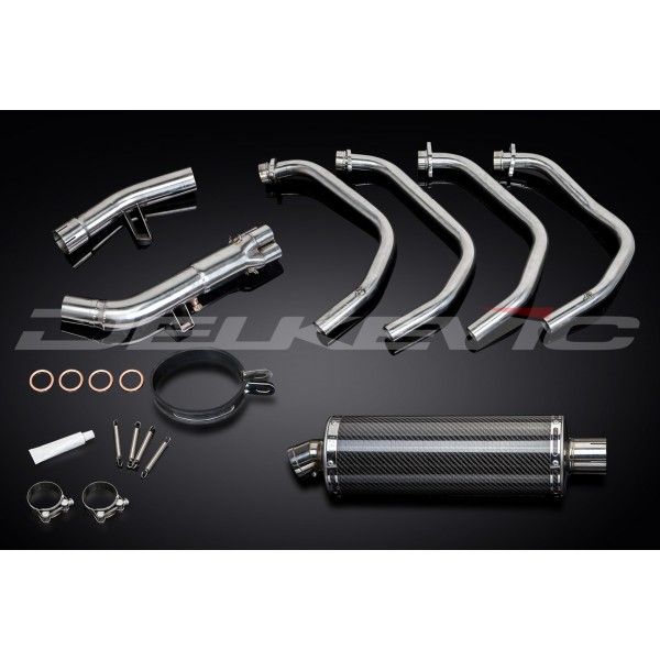 Delkevic volledig systeem Oval Carbon 350mm - GSF650 BANDIT (2007-2014)