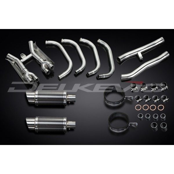 Delkevic volledig systeem Round Carbon 200mm - GSX1400 (2001-2004)