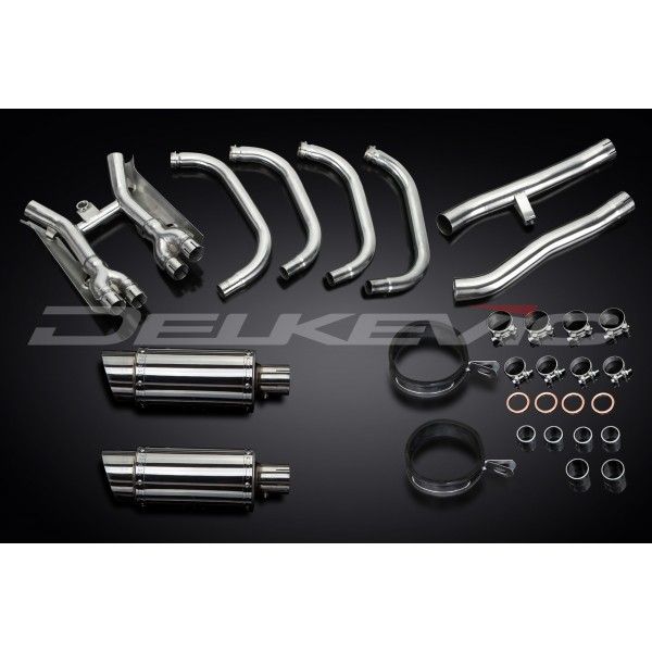 Delkevic volledig systeem Round RVS 200mm - GSX1400 (2001-2004)