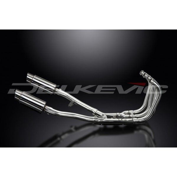 Delkevic volledig systeem Round RVS 200mm - GSX1400 (2001-2004)