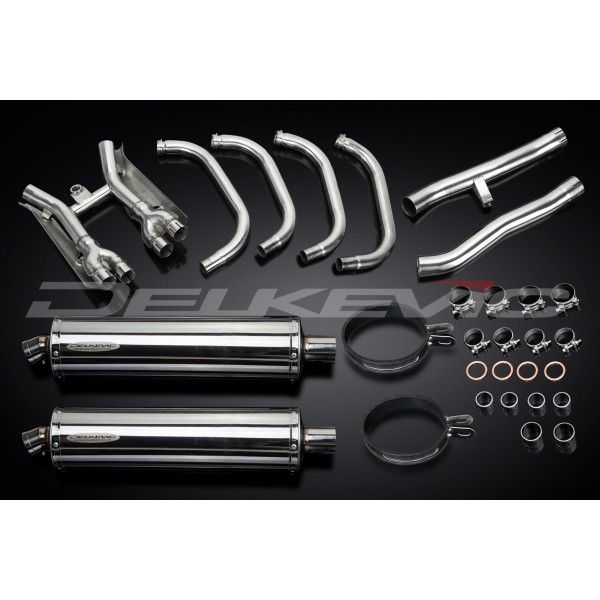 Delkevic volledig systeem Oval RVS 450mm - GSX1400 (2001-2004)